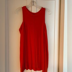 Trouvé shoulderless sweater - orange